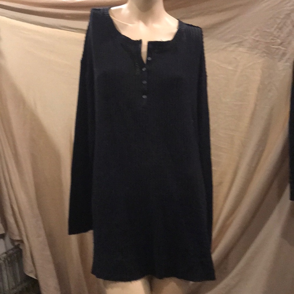 Caslon waffle knit-top